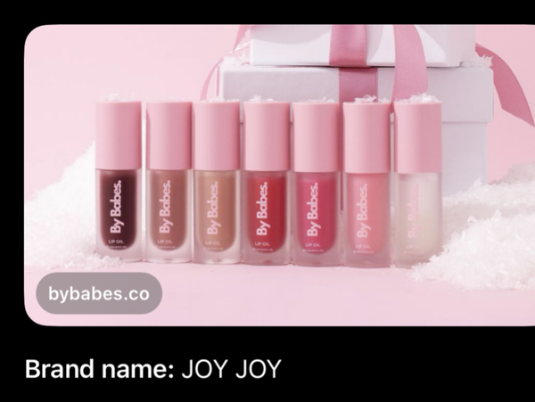 Joy ,Joy Handmade lip gloss