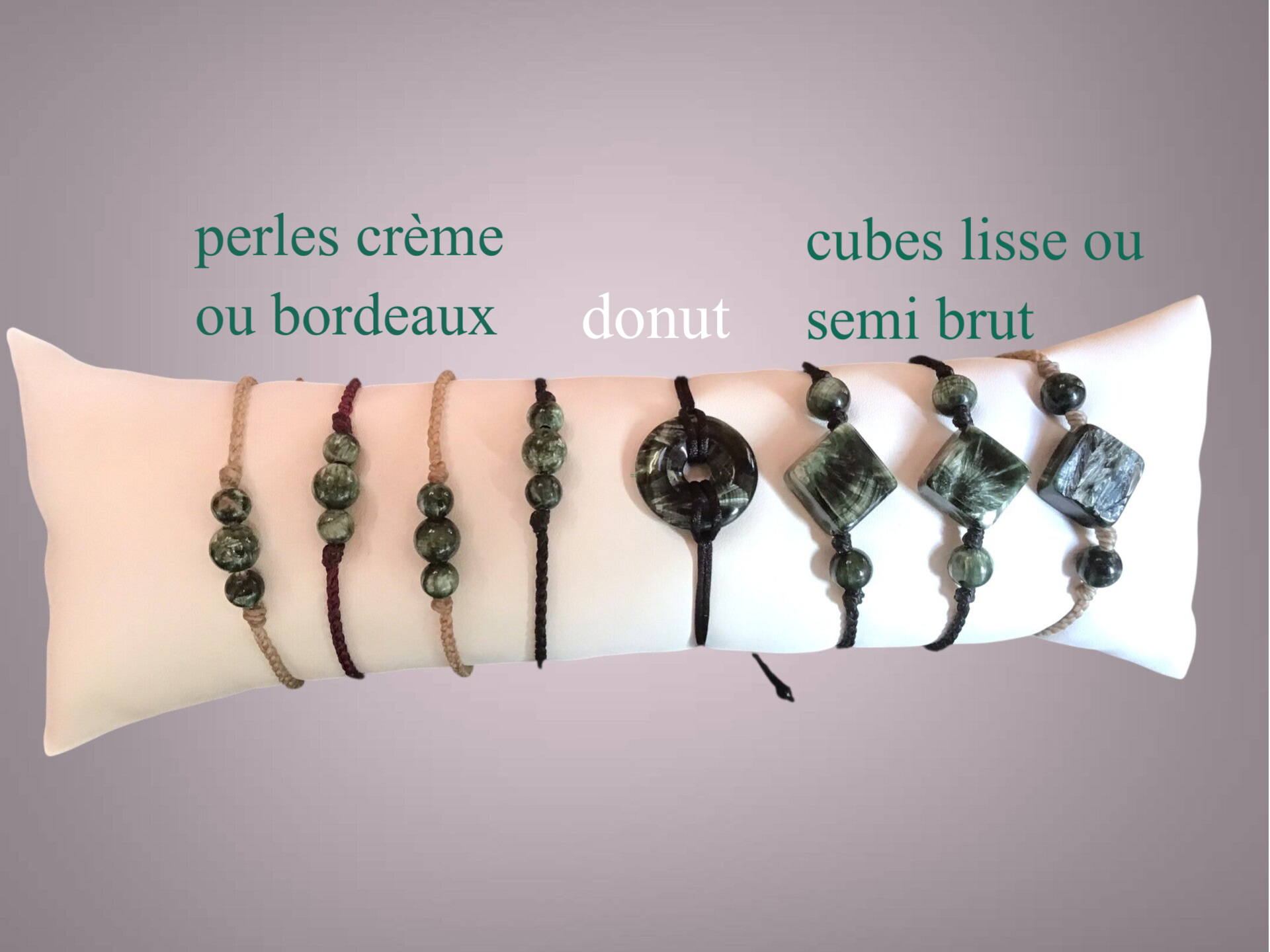 Bracelets seraphinite