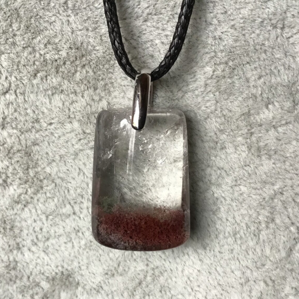Pendentif quartz à chlorite