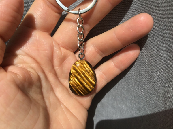 Porte clefs oeil de tigre