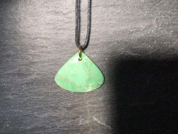 Pendentif variscite goutte