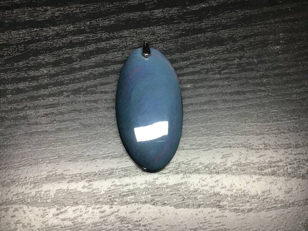 Pendentif obsidienne oeil celeste