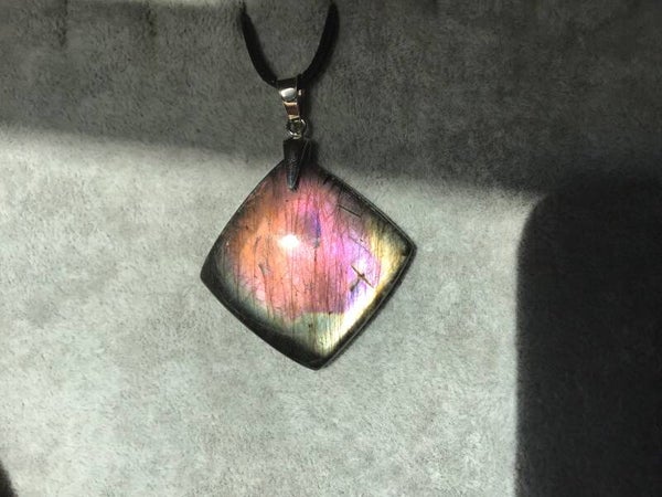Pendentif labradorite sunset