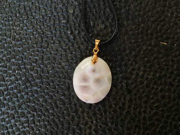 Pendentif thomsonite oval