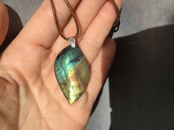 Pendentif labradorite freeforme