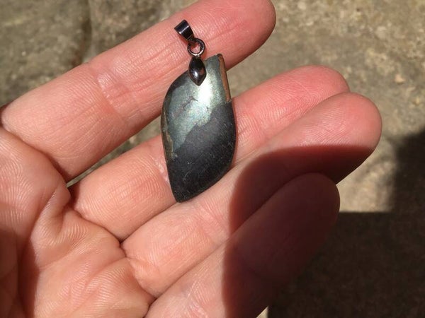 Pendentif pyrite apache gold