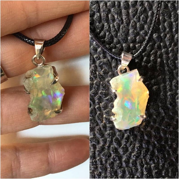 Pendentif opale gros modèle