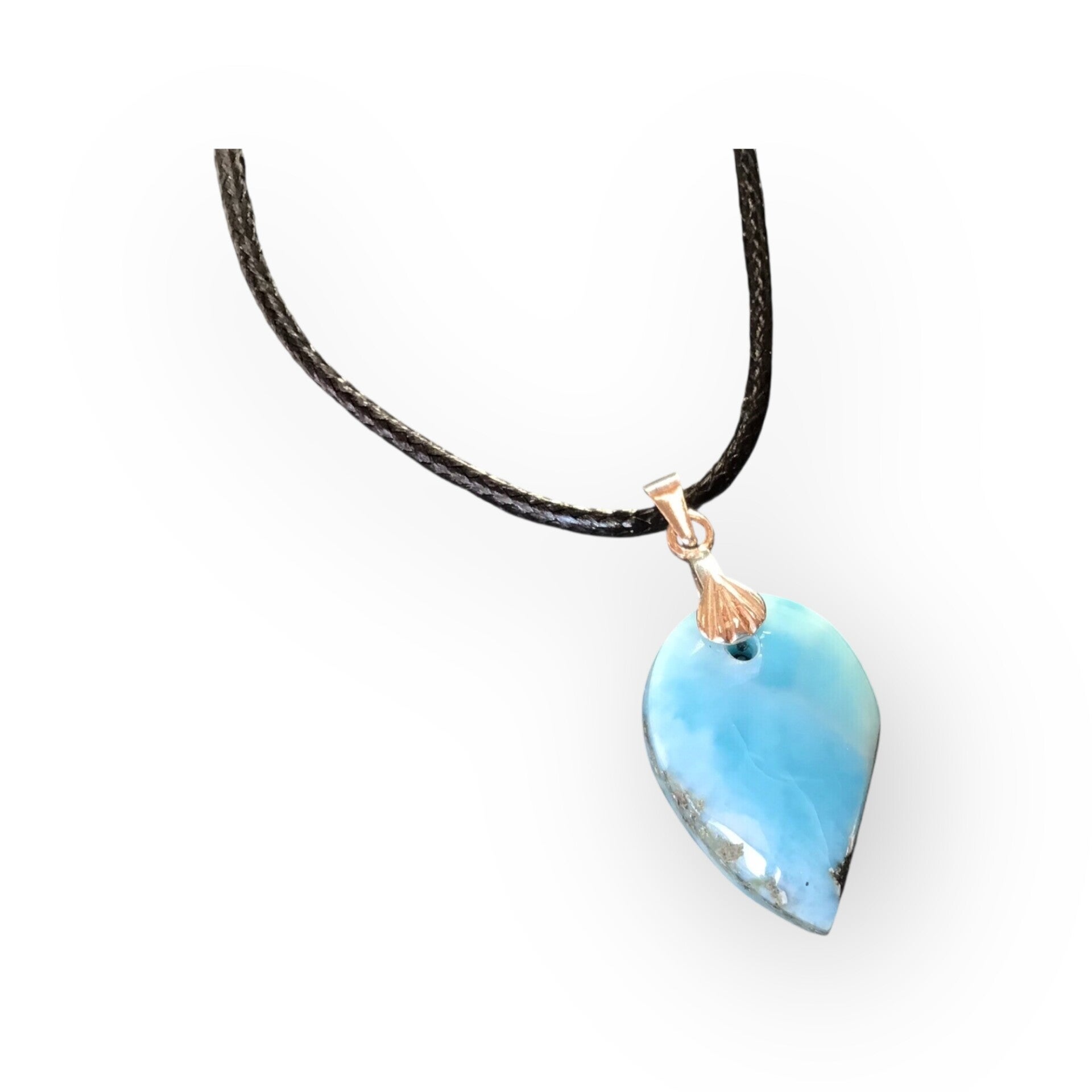Pendentif larimar petit modèle