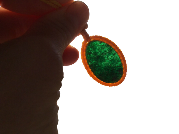 Pendentif aventurine brut