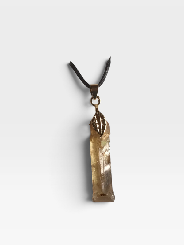 Pendentif baryte miel