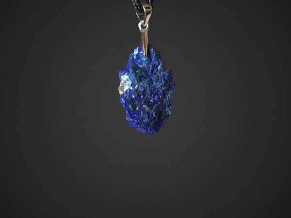 Pendentif azurite extra Chessy-les-Mines