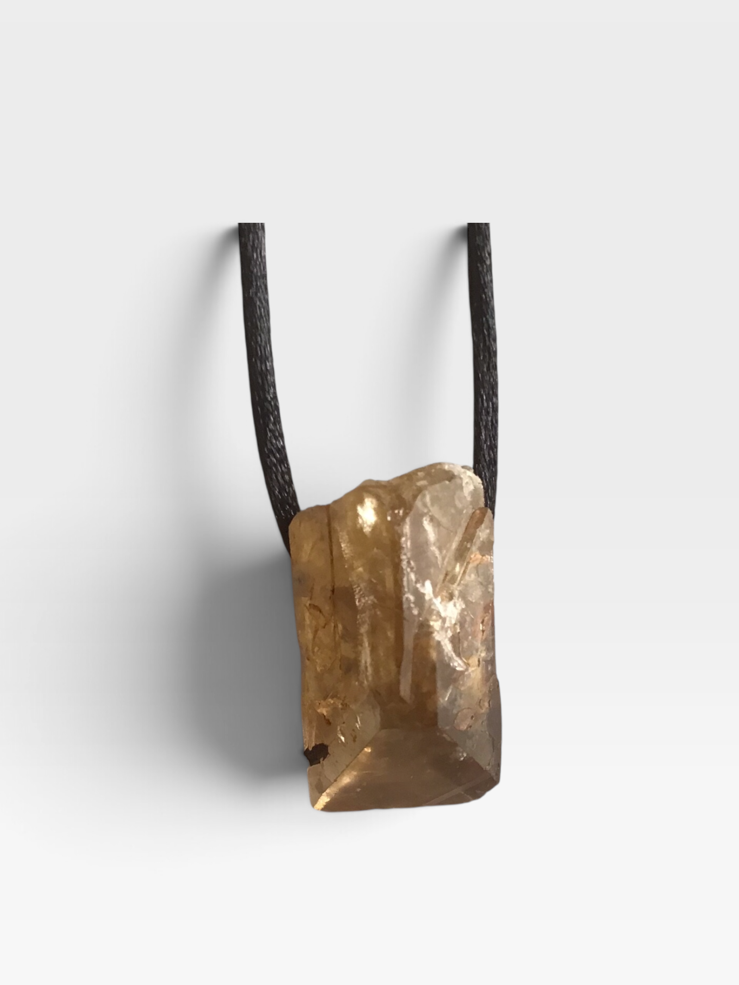 Pendentif baryte cristallisee