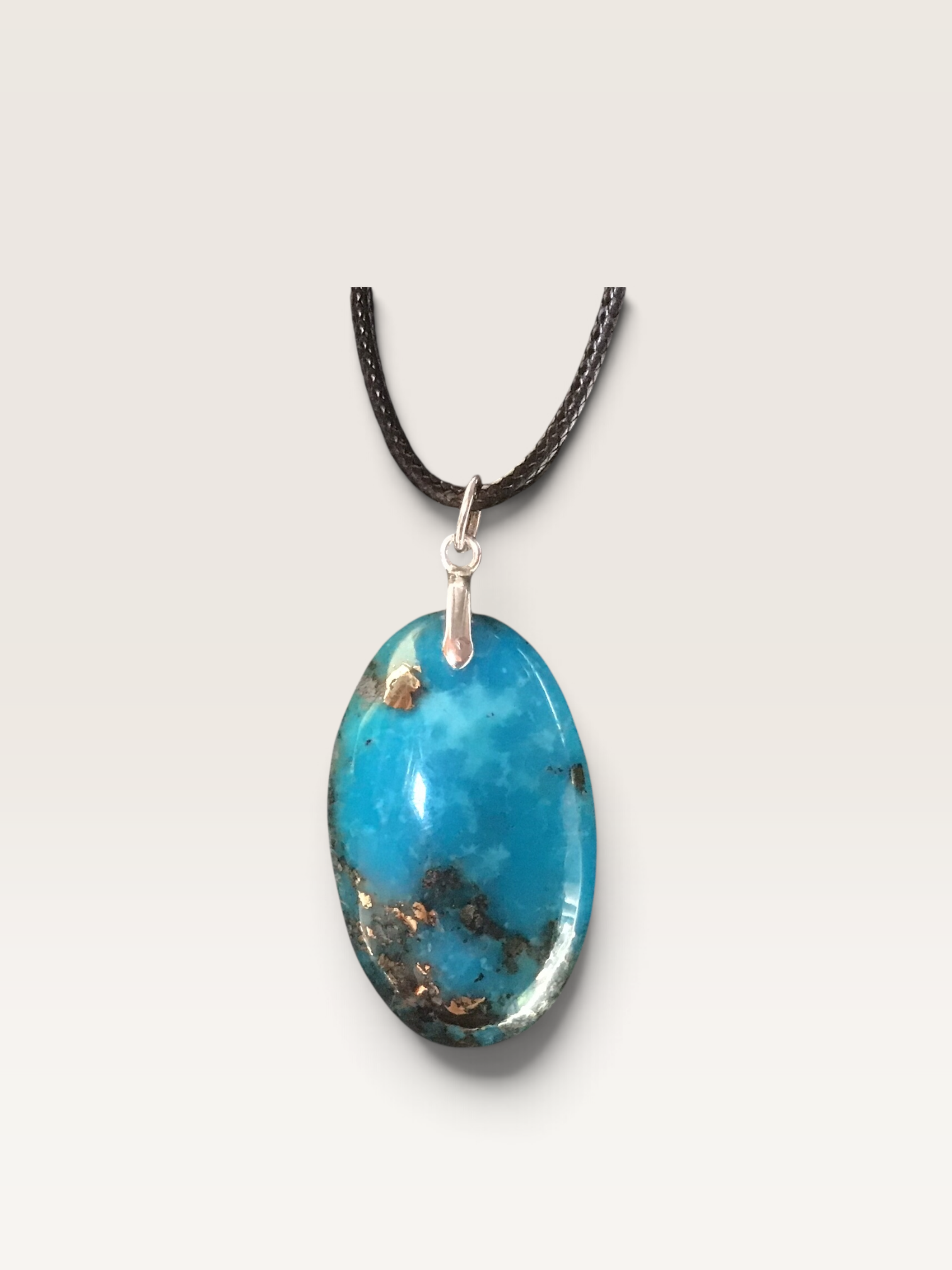 Pendentif turquoise naturelle Iran