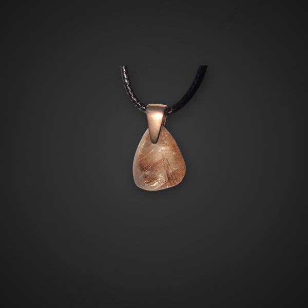 Pendentif quartz rutile