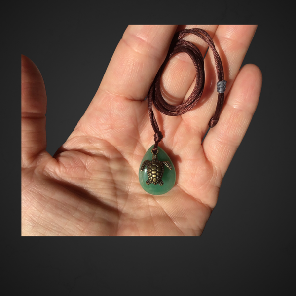 Pendentif enfant aventurine