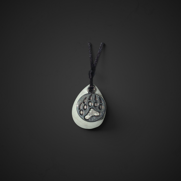 Pendentif enfant howlite et patte d’ours