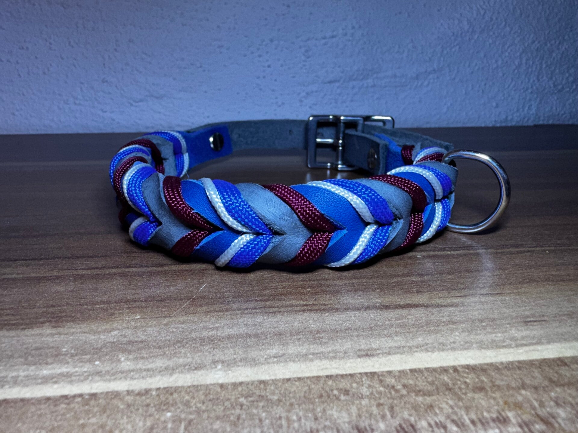 Direktkauf Halsband Grau/Blau