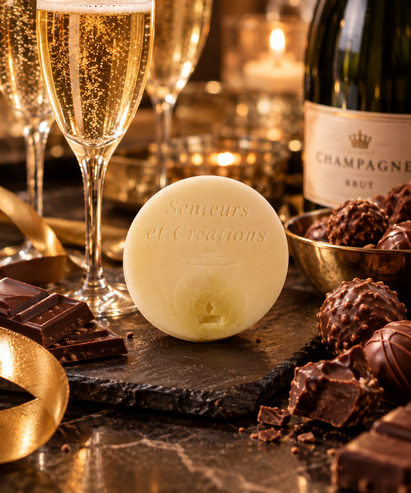 Fondants parfumés Champagne et chocolat