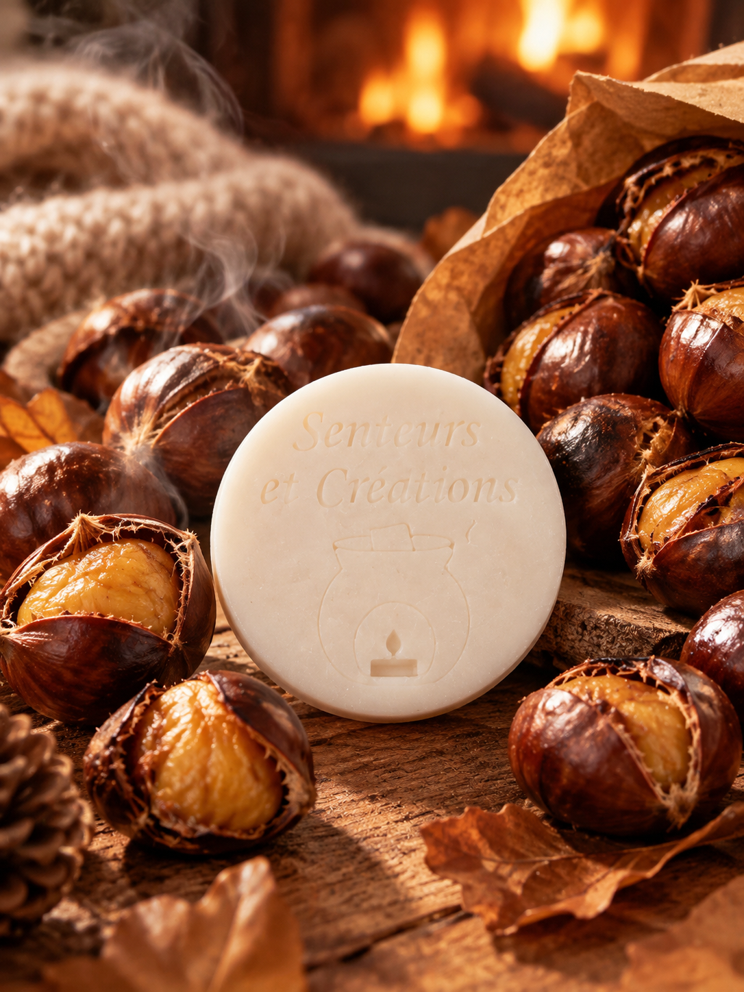 Fondants parfumés Marron Chaud