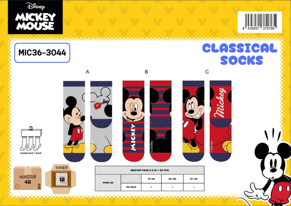 Lot de 3 chaussettes Mickey 🐭