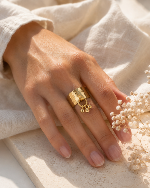 Bague Soléa en acier inoxydable 🔆