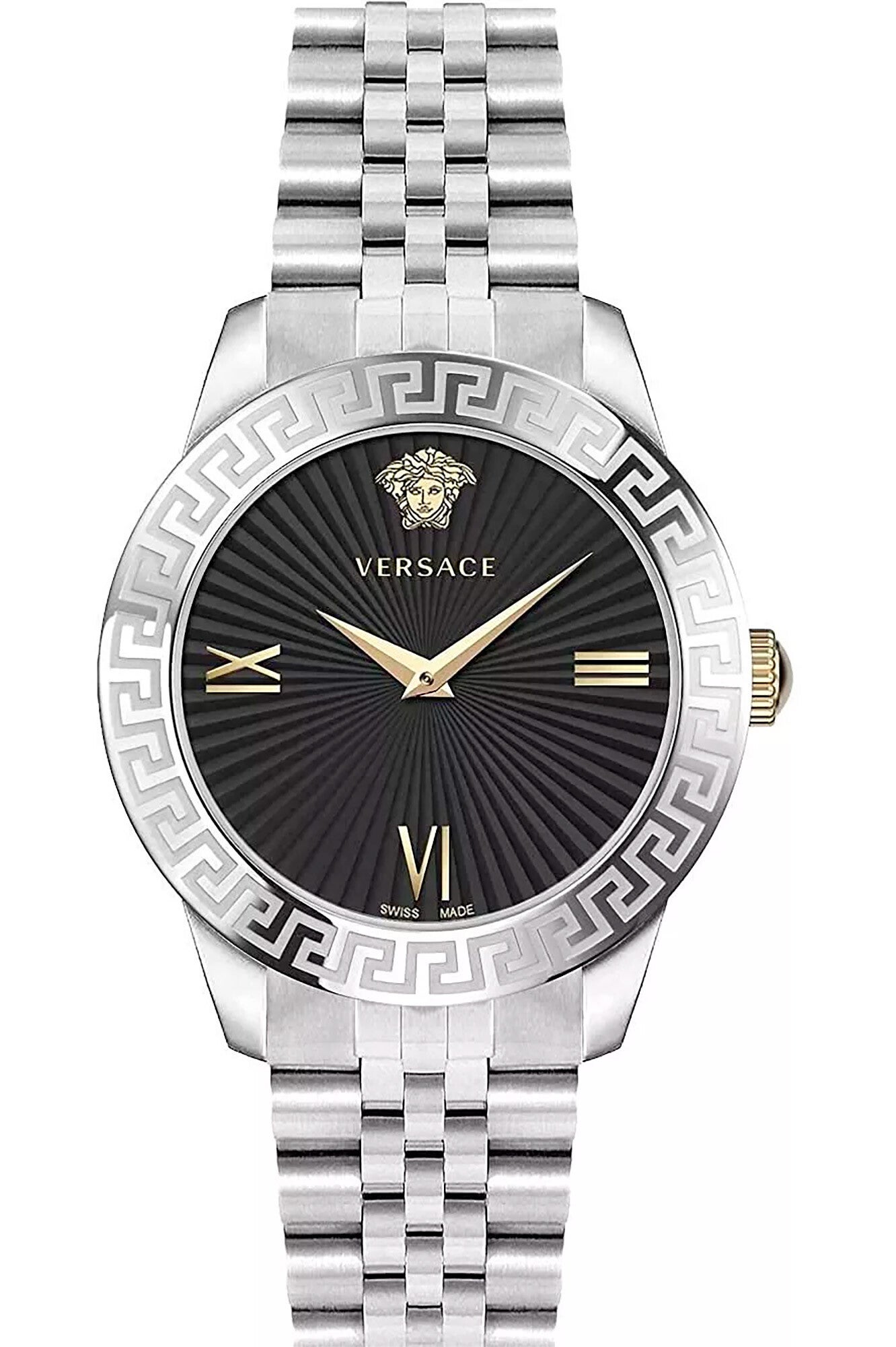 Versace watch - UNX 3H SS BLK VEVC00419