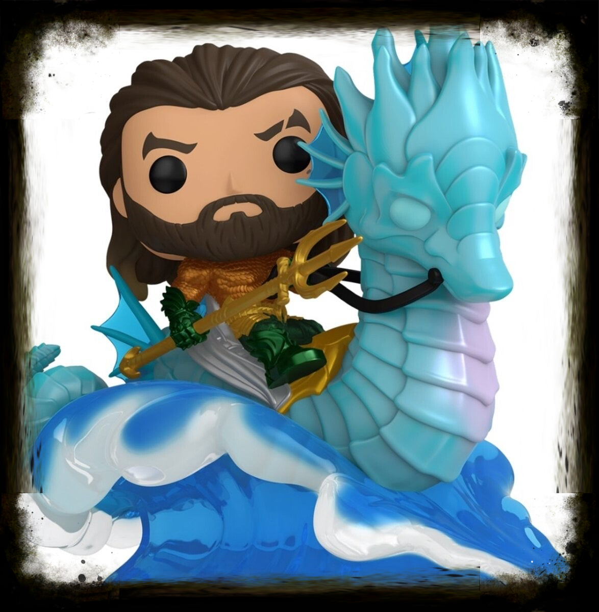Funko Pop! Rides Deluxe #295 – Aquaman & Storm – Mint-in-box – DC Collectible