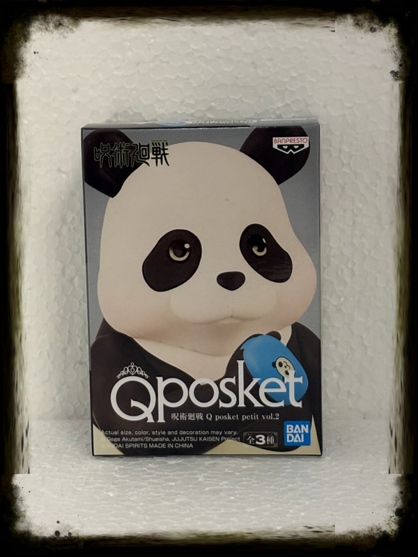 Q Posket Petit Vol.2 – Panda – Jujutsu Kaisen – 7 cm – Banpresto (EAN 4983164190458)