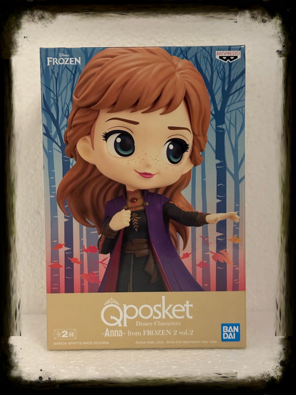 Q Posket Disney #4983164187533 – Anna (Frozen 2 Ver. A) – 14 cm – Banpresto Collectible