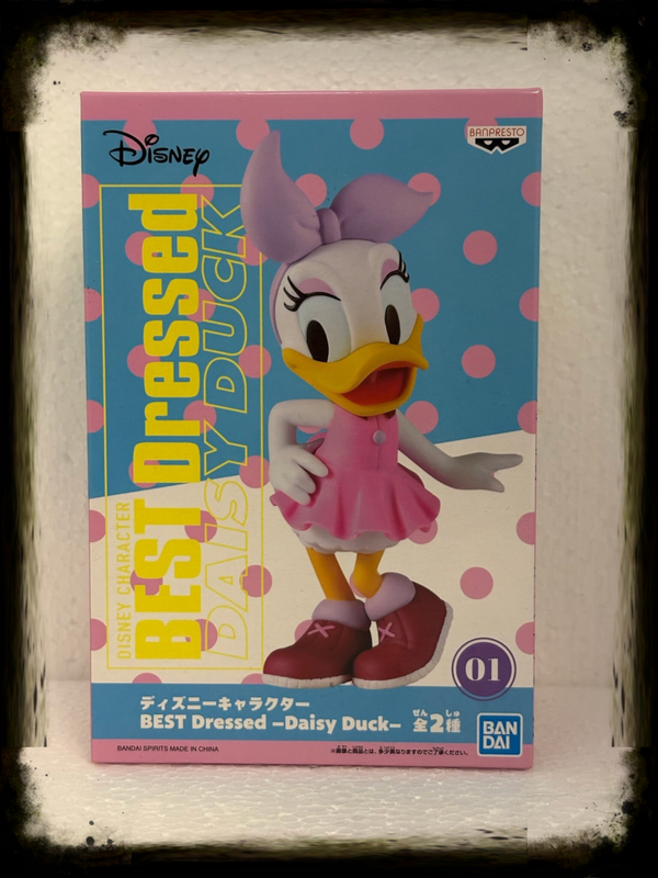 Q Posket Best Dressed – Daisy Duck (Ver. A) – ca. 10 cm – Banpresto Disney (EAN 4983164198751)