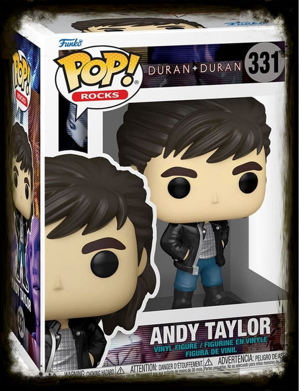 Funko Pop! Rocks #331 – Duran Duran “Wild Boys” Andy Taylor – Mint‑in‑box – Music Collectible