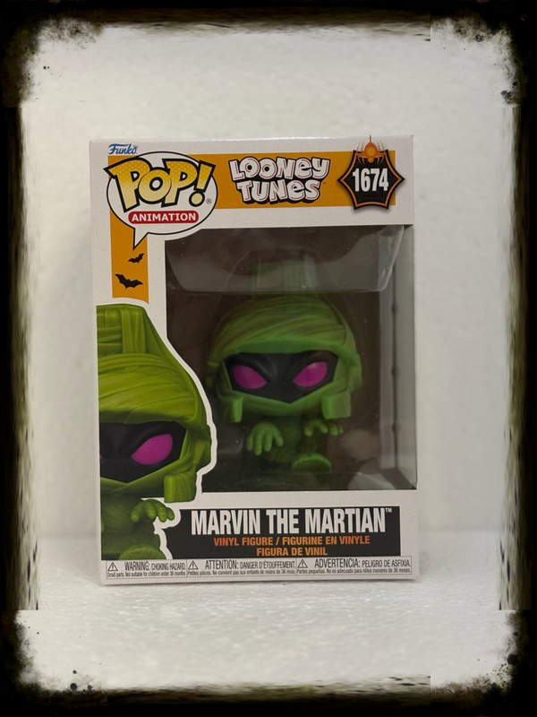 Funko POP! Animation – Looney Tunes: Marvin the Martian Mummy #1674 (Halloween) – Vinyl Figurine