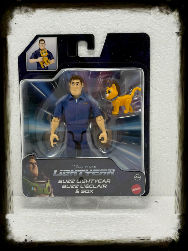 Disney Pixar Lightyear – Buzz Lightyear & Sox (figurenset 12 cm) – EAN 194735068845