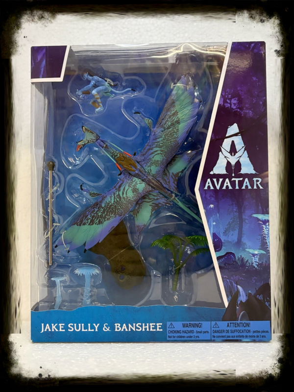 McFarlane Toys Avatar 2 – Jake Sully & Banshee – 23 cm – Collectible Action-Figure (EAN 4983164880830)
