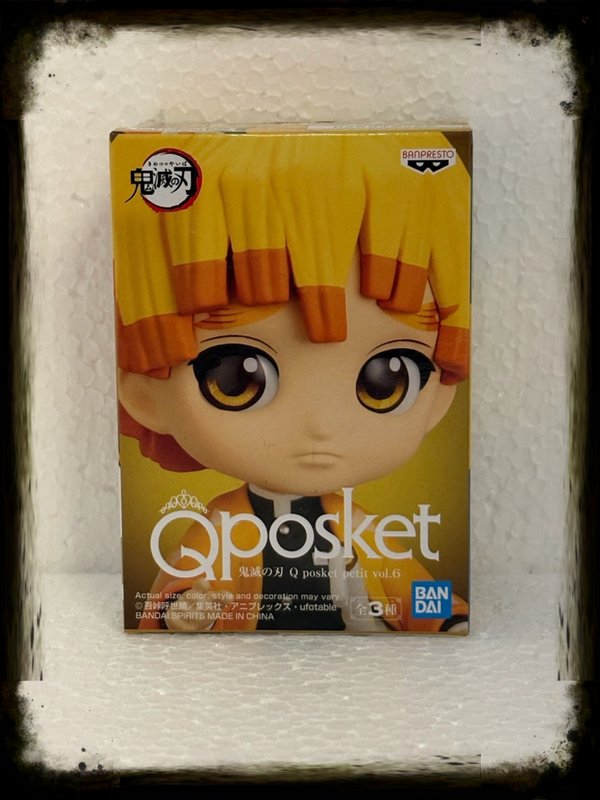 Q Posket Petit Vol.6 – Zenitsu Agatsuma – 7 cm – Demon Slayer Collectible (EAN 4983164186031)