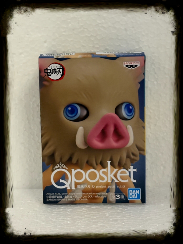 Q Posket Petit Vol.6 – Inosuke Hashibira – 7 cm – Demon Slayer – EAN 4983164186048