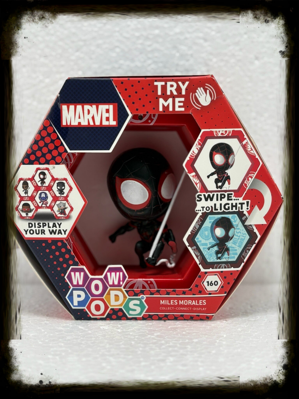 WOW! PODS – Marvel Miles Morales (#160) – Swipe-to-Light Verzamelfiguur
