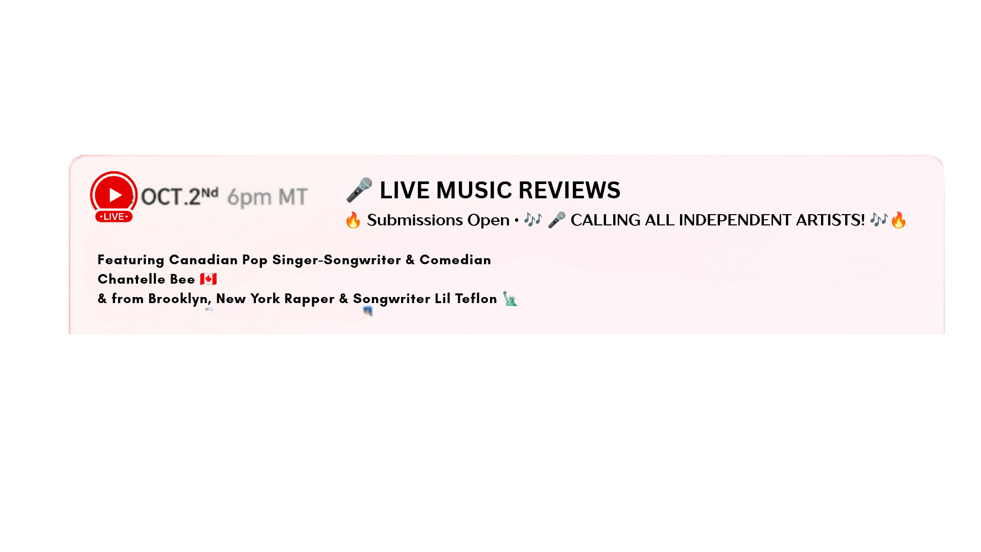 Buzzin With The Best, live music reviews, live music review, music reviews, independent artists, indie music, new music, unsigned artists, music discovery, music promotion, singer songwriter, rappers, hip hop, R&B music, music producers, original music, l