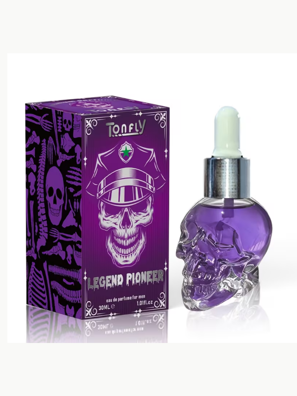 Legend Pioneer™ Crystal Skull Eau de Parfum for Men – 30ml | Bold Long-Lasting Masculine Fragrance