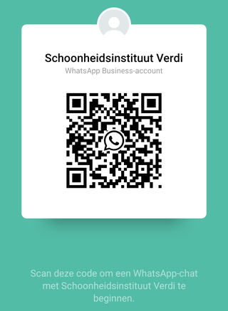 Whatsapp Schoonheidsinstituut Verdi