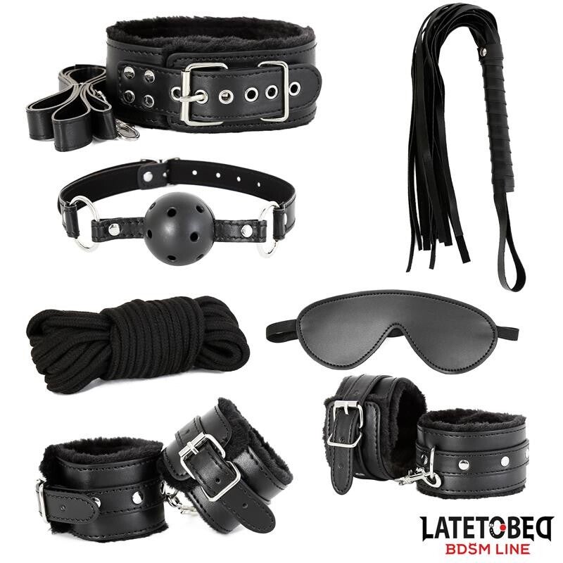 Ensemble de 7 accessoires de bondage LATETOBED BDSM LINE