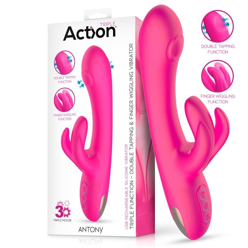 ACTION ANTONY DOUBLE TAPPING ET VIBRATION DES DOIGTS