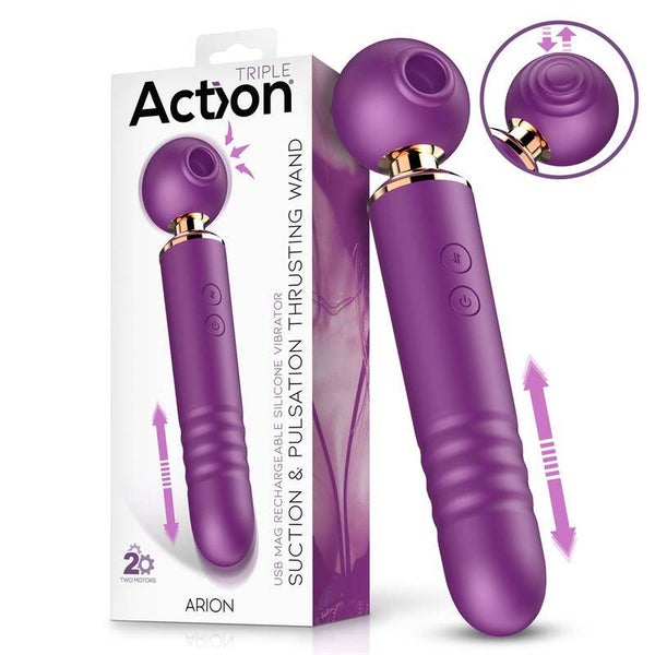 Baguette Arion ACTION avec succion, pulsation et poussée