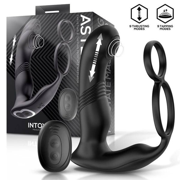 Masseur de prostate INTOYOU Astex avec mouvements de va-et-vient et de tapotement