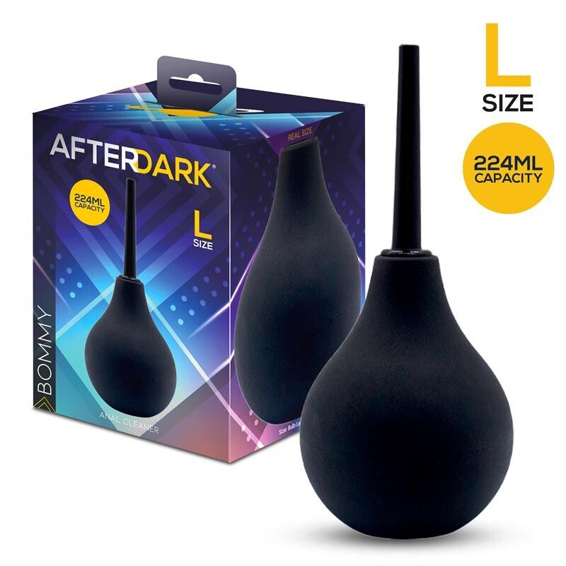 Nettoyant anal AFTERDARK Bommy en silicone, taille L, 224 ml