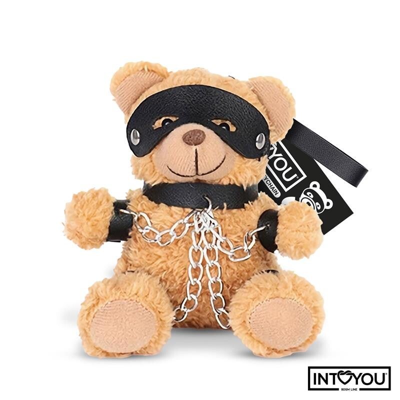 Porte-clés Bubu INTOYOU BDSM LINE, ours en peluche BDSM avec chaînes