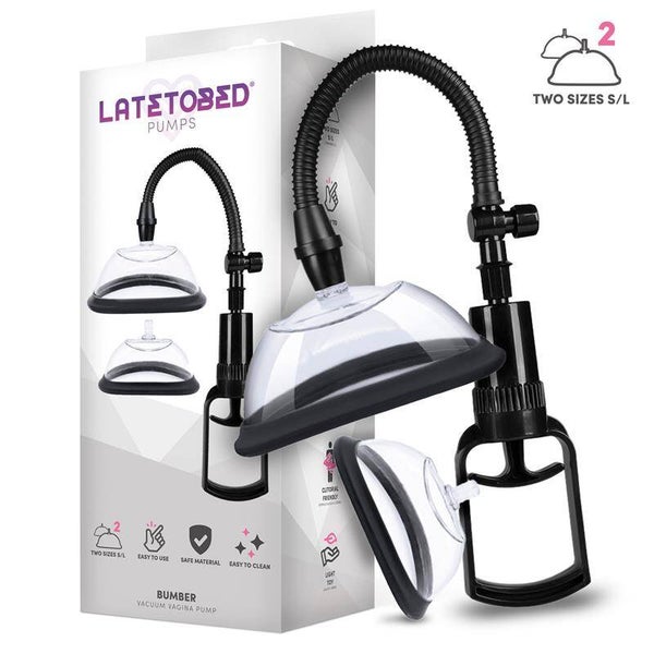 LATETOBED Bumber Pompe vaginale à vide manuelle 2 tasses