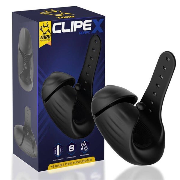 MINOTHOR Clipex Masturbateur masculin ajustable avec système de clip, silicone premium, magnétique et USB