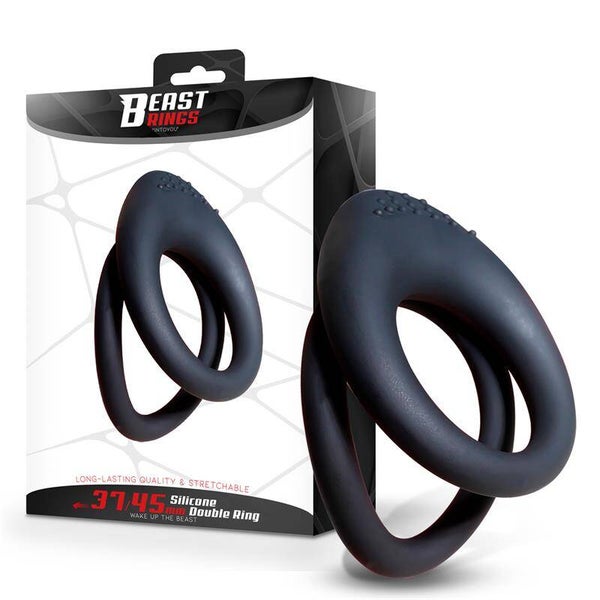 Anneaux BEAST RINGS Double anneau en silicone 37/45 mm