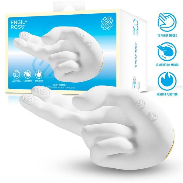 ENGILY ROSS Stimulateur de main coquin avec effet chauffant